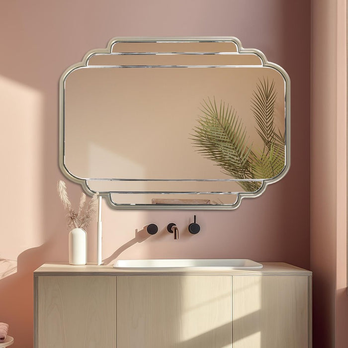 Howard Elliott Winton Vanity Mirror, Gold