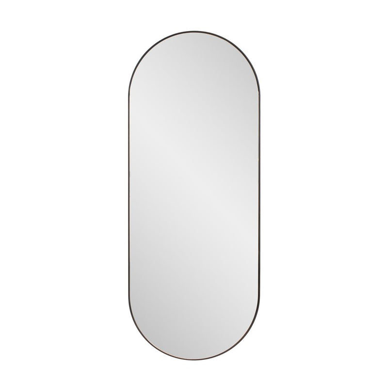 Howard Elliott Balducci Oval Mirror- Small, Black - 29114
