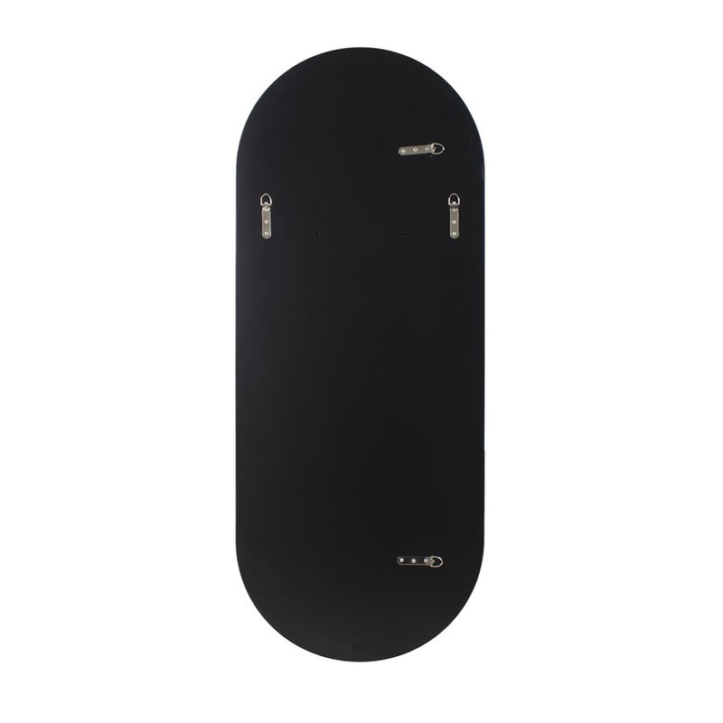 Howard Elliott Balducci Oval Mirror- Small, Black