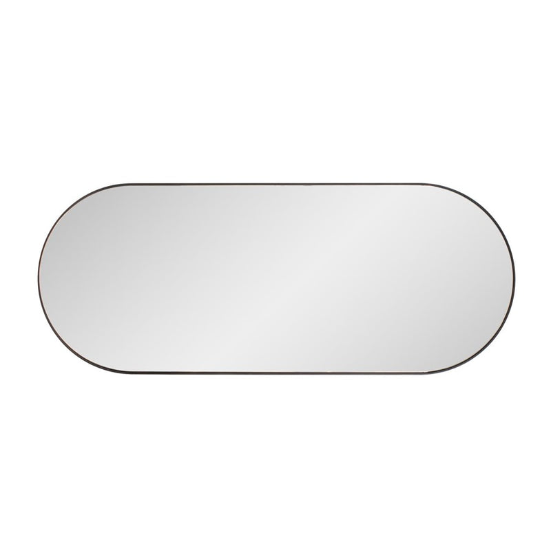 Howard Elliott Balducci Oval Mirror- Small, Black