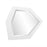 Howard Elliott Abrams Mirror, White, Matte White