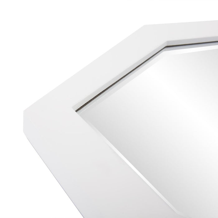Howard Elliott Abrams Mirror, White, Matte White