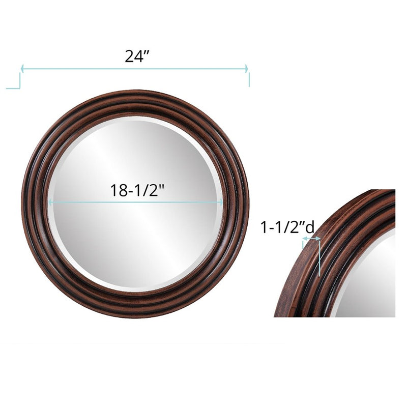 Howard Elliott Fredrick Mirror, Mahogany