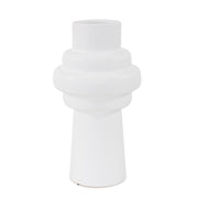 Howard Elliott Zopol Contemporary Vase/Tall, Matte White - 34245