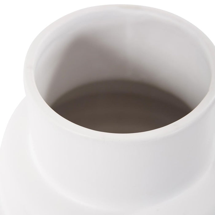 Howard Elliott Zopol Contemporary Vase/Tall, Matte White