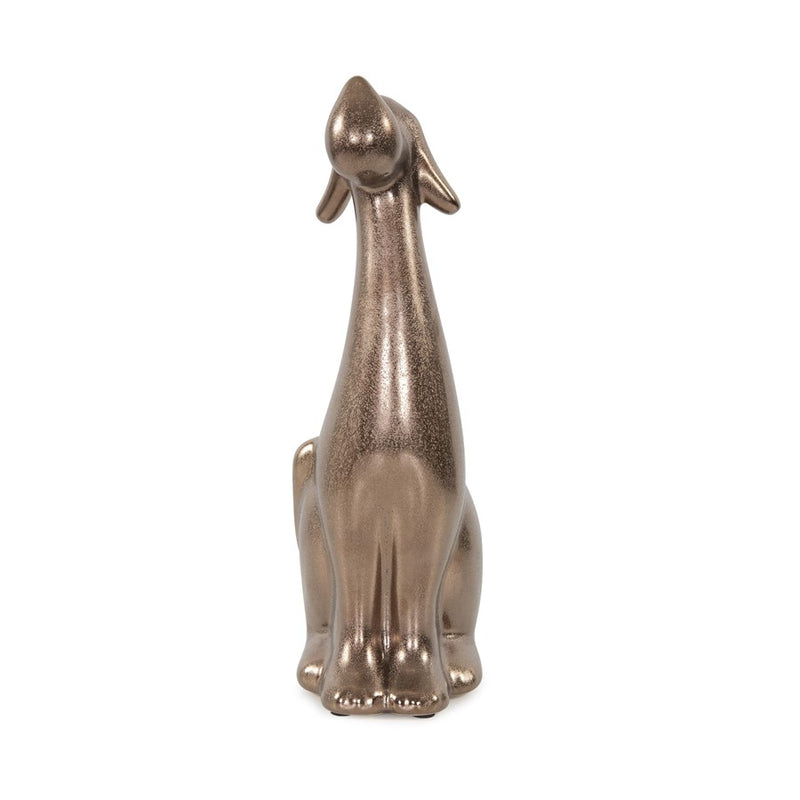 Howard Elliott Hound Sculpture, Brass