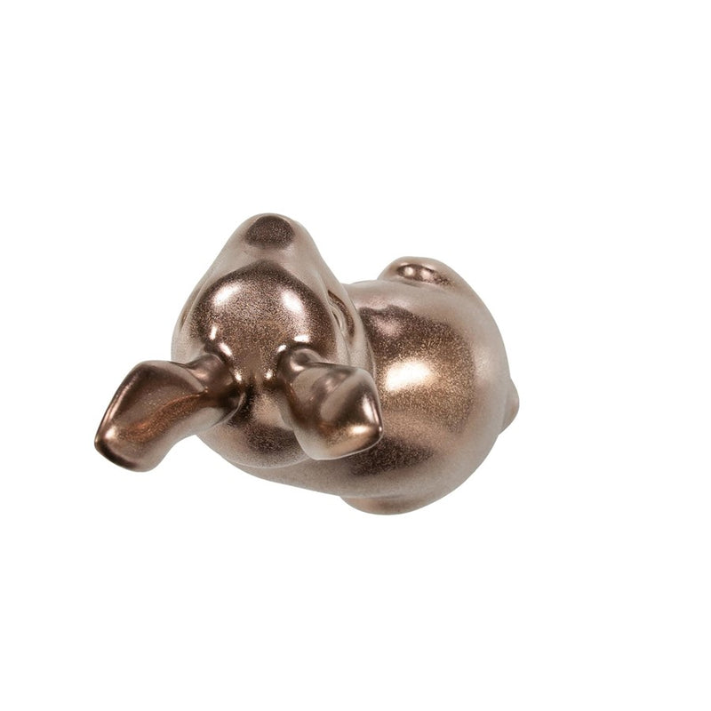 Howard Elliott Rabbit Sculpture, Brass