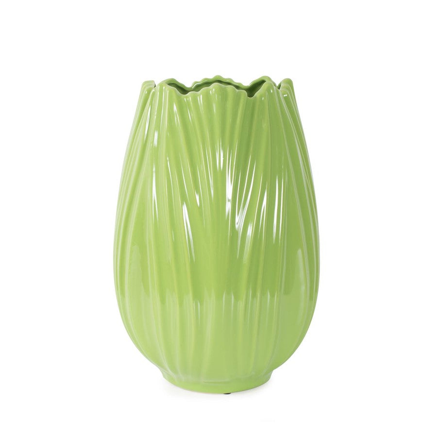 Howard Elliott Field Green Short Ceramic Vase - 34264