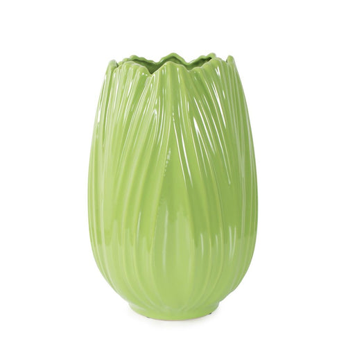 Howard Elliott Field Green Short Ceramic Vase