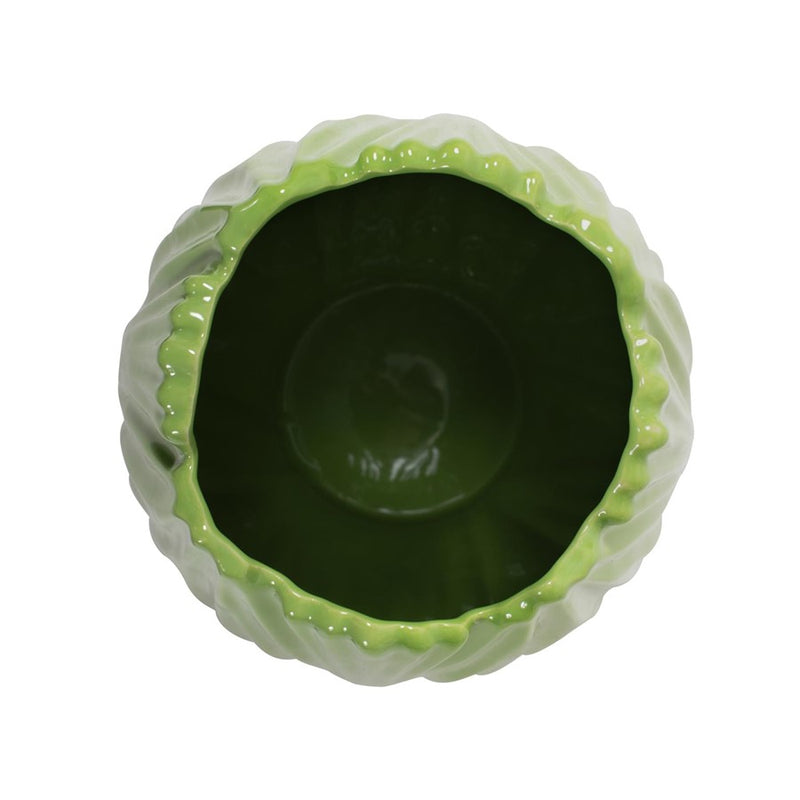 Howard Elliott Field Green Short Ceramic Vase