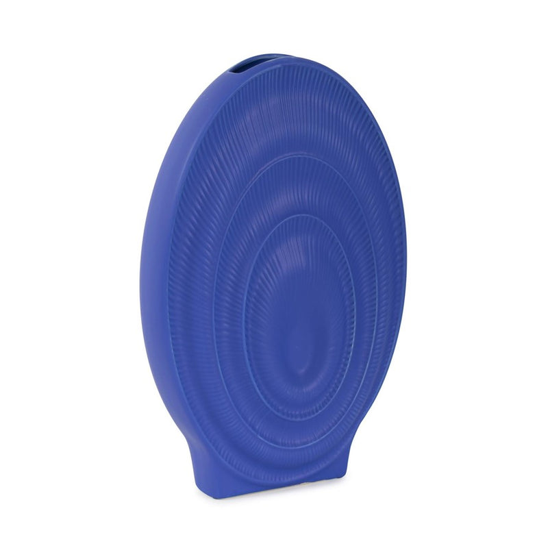 Howard Elliott Radiant Blue Tall Ceramic Vase