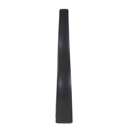 Howard Elliott Black Onion Tapered Tall Vase
