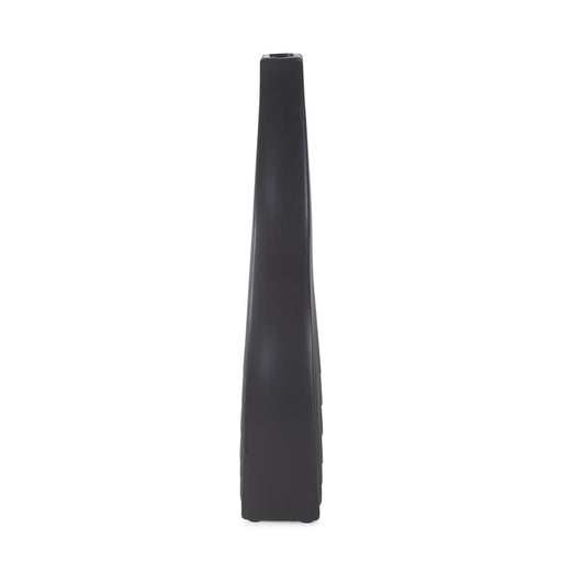 Howard Elliott Black Onion Tapered Short Vase