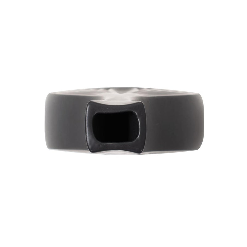 Howard Elliott Black Onion Tapered Short Vase