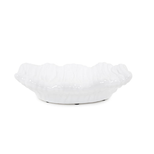 Howard Elliott Ebb Low Tray, Glossy White, Glossy White - 34984