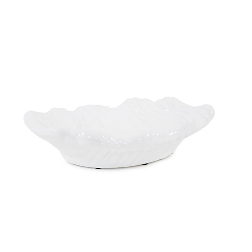Howard Elliott Ebb Low Tray, Glossy White, Glossy White