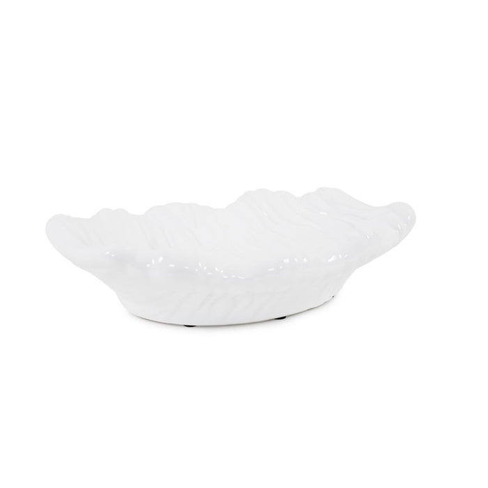 Howard Elliott Ebb Low Tray, Glossy White, Glossy White