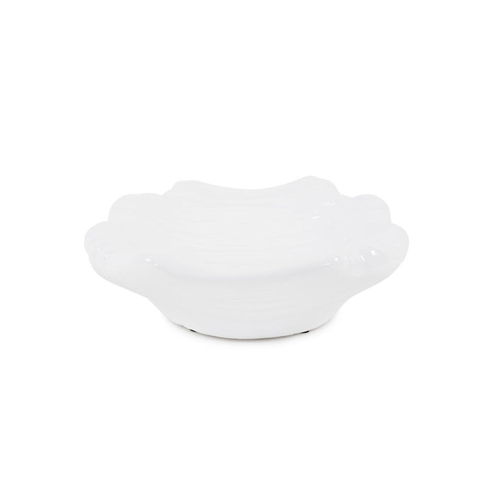 Howard Elliott Ebb Low Tray, Glossy White, Glossy White
