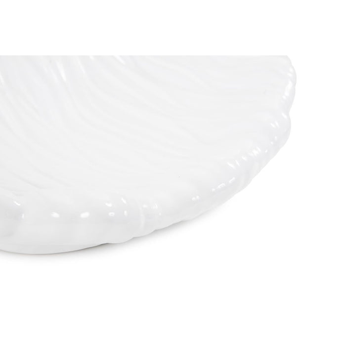 Howard Elliott Ebb Low Tray, Glossy White, Glossy White