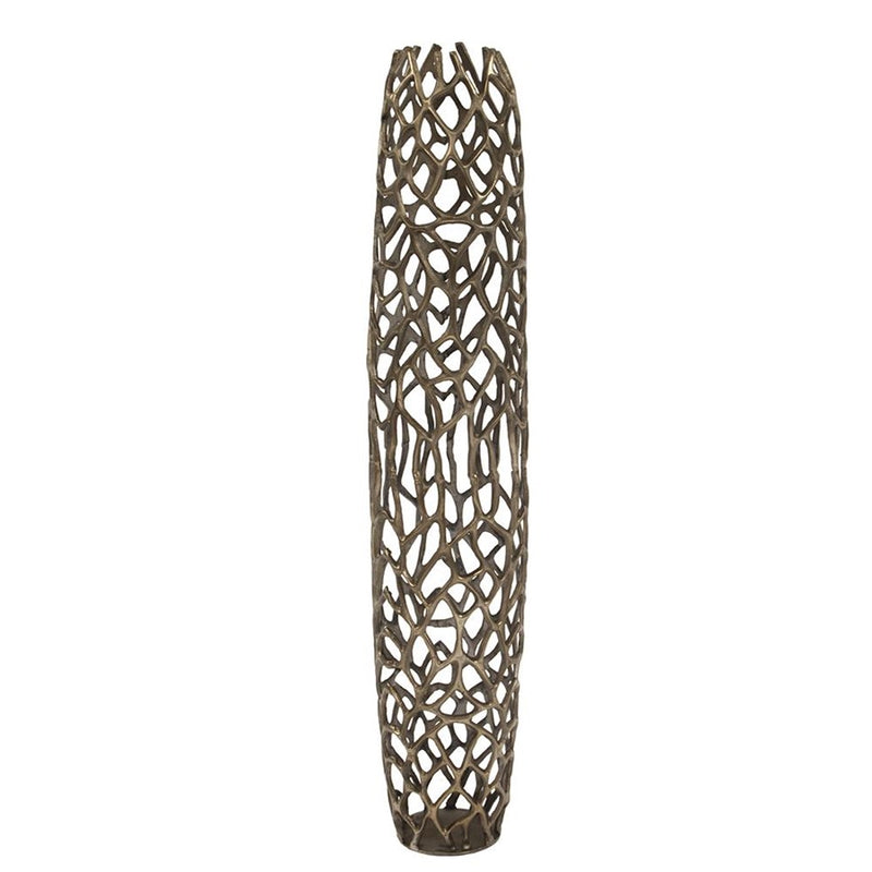 Howard Elliott Bronze Aluminum Branch Vase/Large, Bronze - 35091