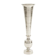 Howard Elliott Oversized Flared Silver Aluminum Vase/Large, Silver - 35099