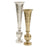 Howard Elliott Oversized Flared Silver Aluminum Vase/Large, Silver