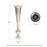 Howard Elliott Oversized Flared Silver Aluminum Vase/Large, Silver