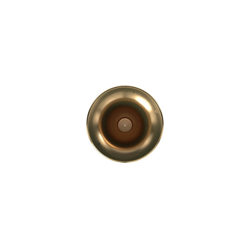 Howard Elliott Oversized Flared Gold Aluminum Vase/Small, Gold