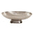 Howard Elliott Textured Footed Bowl, Bright Silver/Large, Silver - 35120