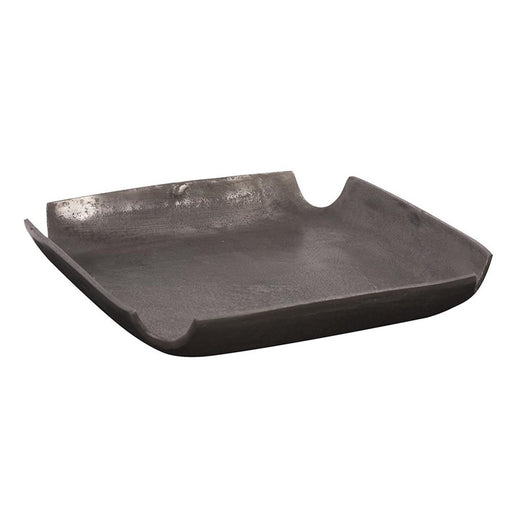 Howard Elliott Graphite Aluminum Tray with Notched Corners, Graphite