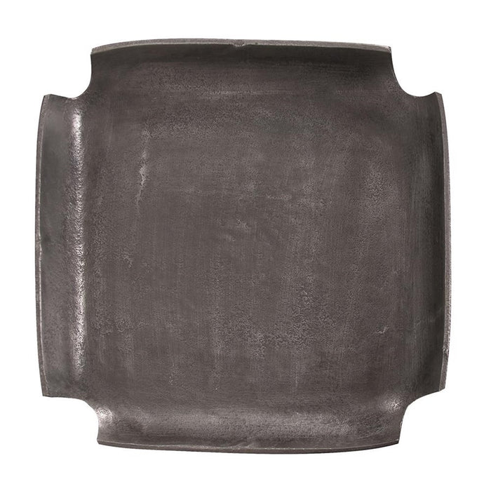 Howard Elliott Graphite Aluminum Tray with Notched Corners, Graphite
