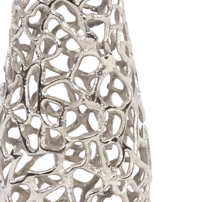 Howard Elliott Silver Aluminum Branch Vase/Large, Silver
