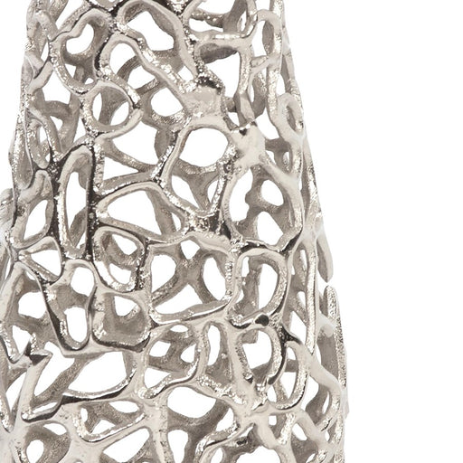 Howard Elliott Silver Aluminum Branch Vase/Large, Silver