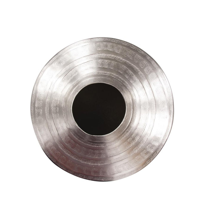 Howard Elliott Chiseled Silver Cylinder Vase/Large, Champagne