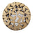 Howard Elliott Olive Leaf Side Table/Stool, Bronze
