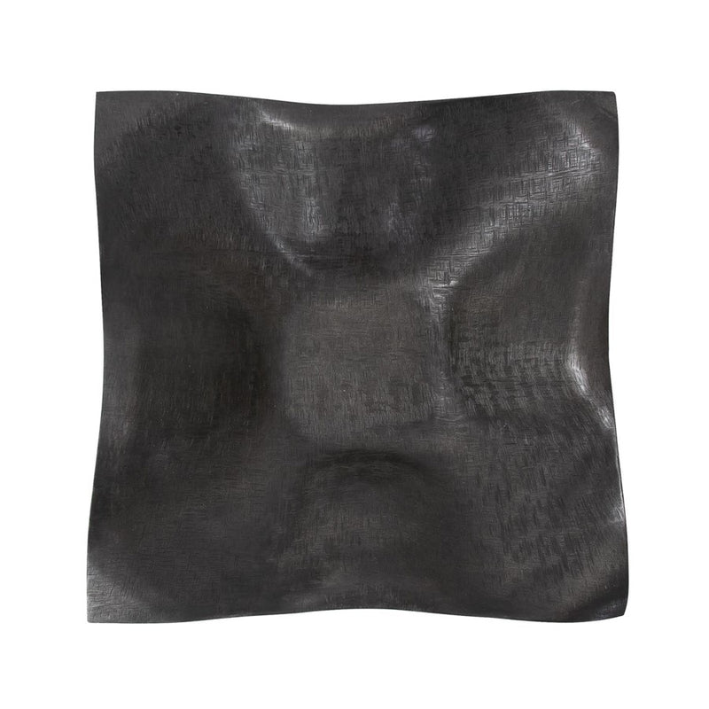 Howard Elliott Etched Crossways Wavy Edged Bowl/Small, Graphite