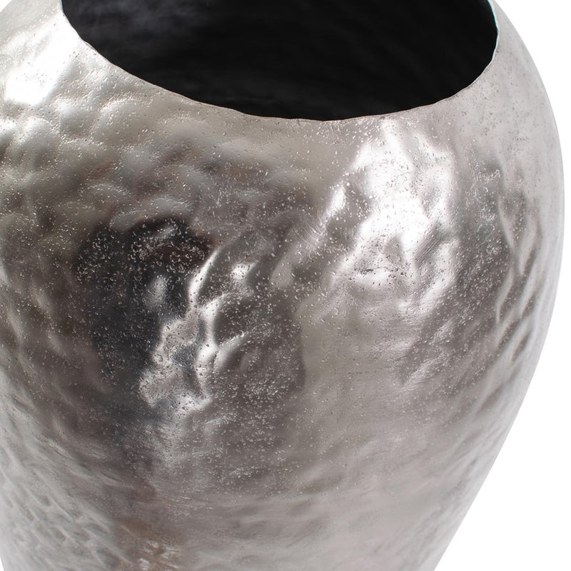 Howard Elliott Espen Tall Classic Vase/Large, Bright Silver