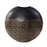 Howard Elliott Golden Thread Medium Disc Vase, Black/Gold - 35343