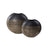 Howard Elliott Golden Thread Medium Disc Vase, Black/Gold