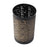 Howard Elliott Golden Thread Cylindrical Large Candle Holder, Black/Gold