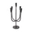 Howard Elliott Asher Cast Aluminum Five Arm Candle Holder, Ebony - 35371