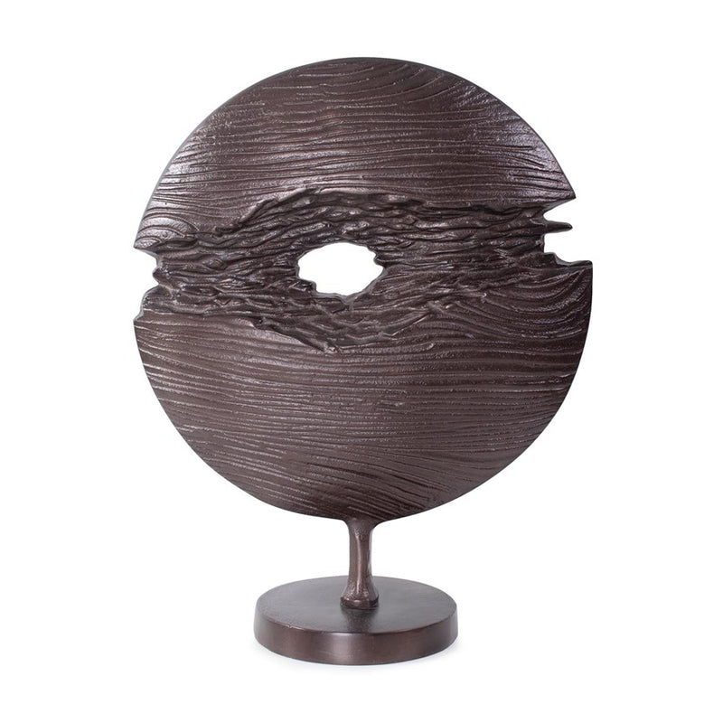Howard Elliott Berken Round Sculpture, Cast Aluminum/Bronze - 35372