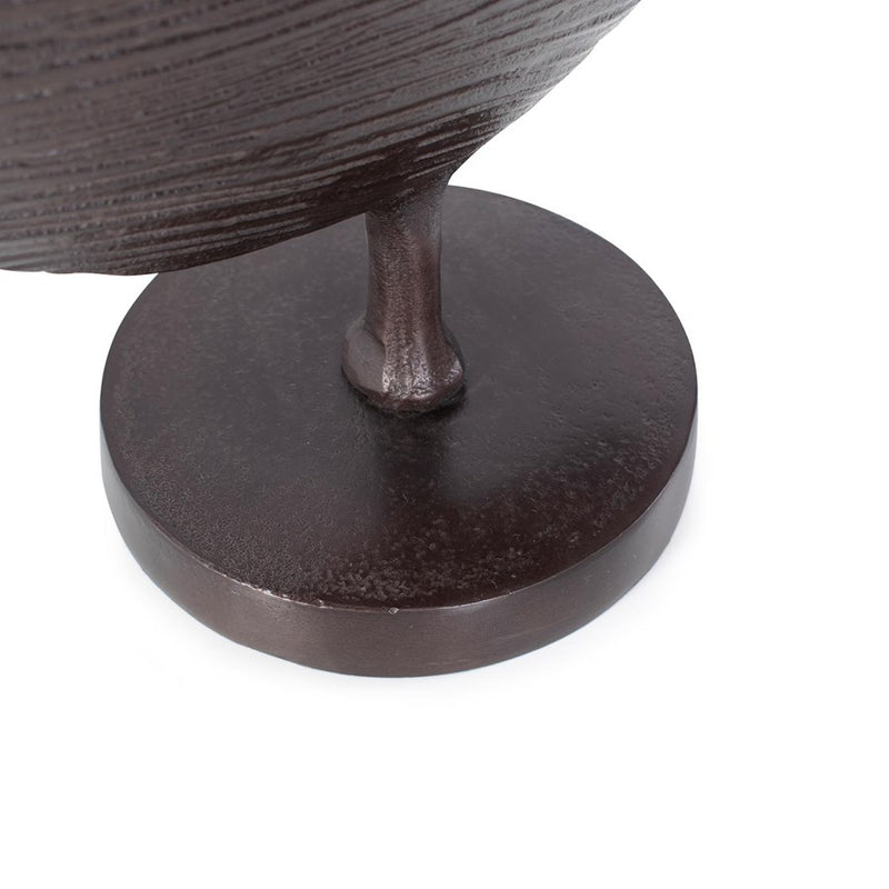 Howard Elliott Berken Round Sculpture, Cast Aluminum/Bronze