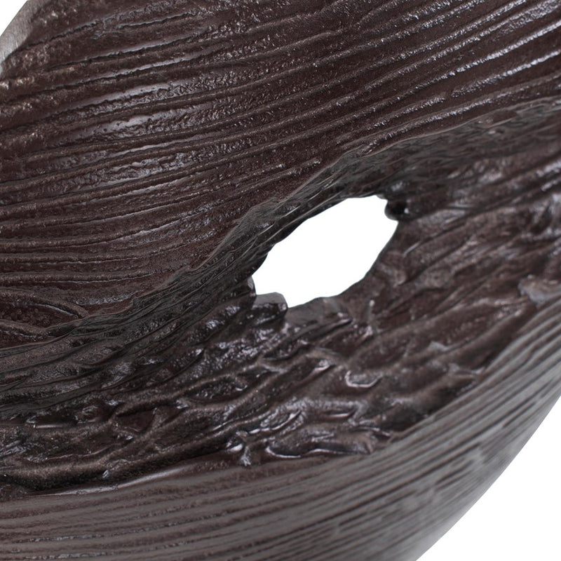 Howard Elliott Berken Round Sculpture, Cast Aluminum/Bronze