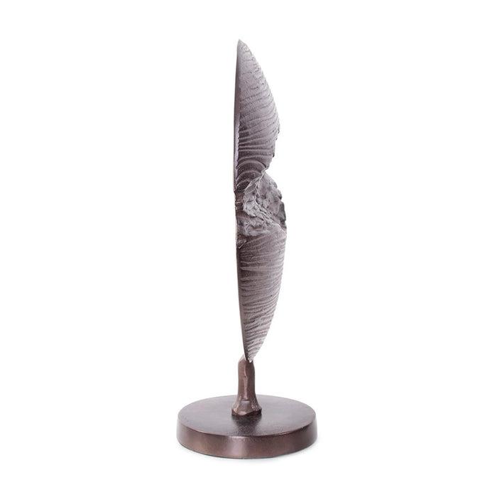 Howard Elliott Berken Round Sculpture, Cast Aluminum/Bronze