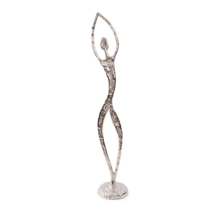 Howard Elliott Free Spirited Dancer, Cast Aluminum/Silver