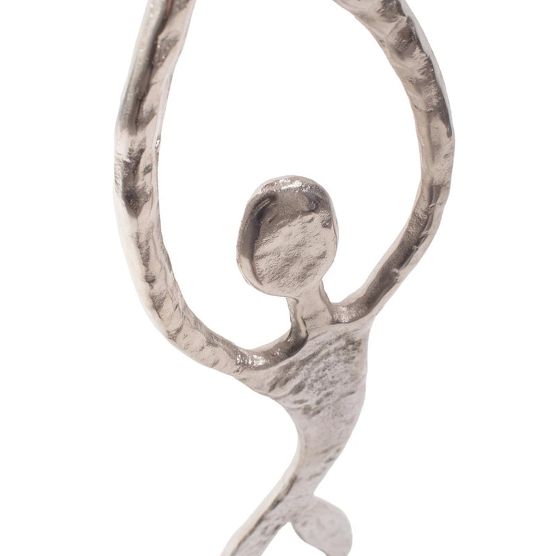 Howard Elliott Free Spirited Dancer, Cast Aluminum/Silver