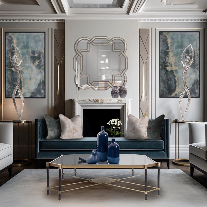 Howard Elliott Free Spirited Dancer, Cast Aluminum/Silver