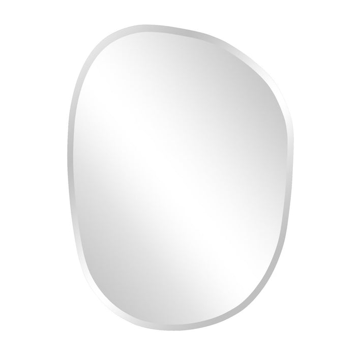 Howard Elliott Frameless Asymmetrical Mirror, Silver - 36014