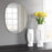 Howard Elliott Frameless Asymmetrical Mirror, Silver